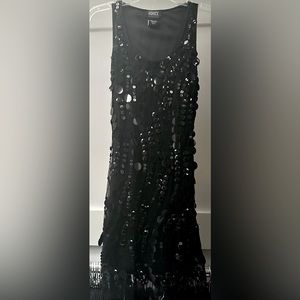 Adrianna Papell Evening Essentials Embellished Black Size 4